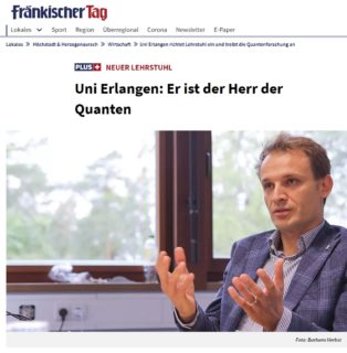 Towards entry "News Article about Quantum Computing in Fränkischer Tagesanzeiger"